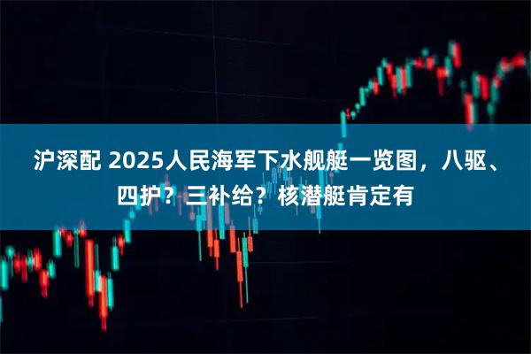 沪深配 2025人民海军下水舰艇一览图，八驱、四护？三补给？核潜艇肯定有
